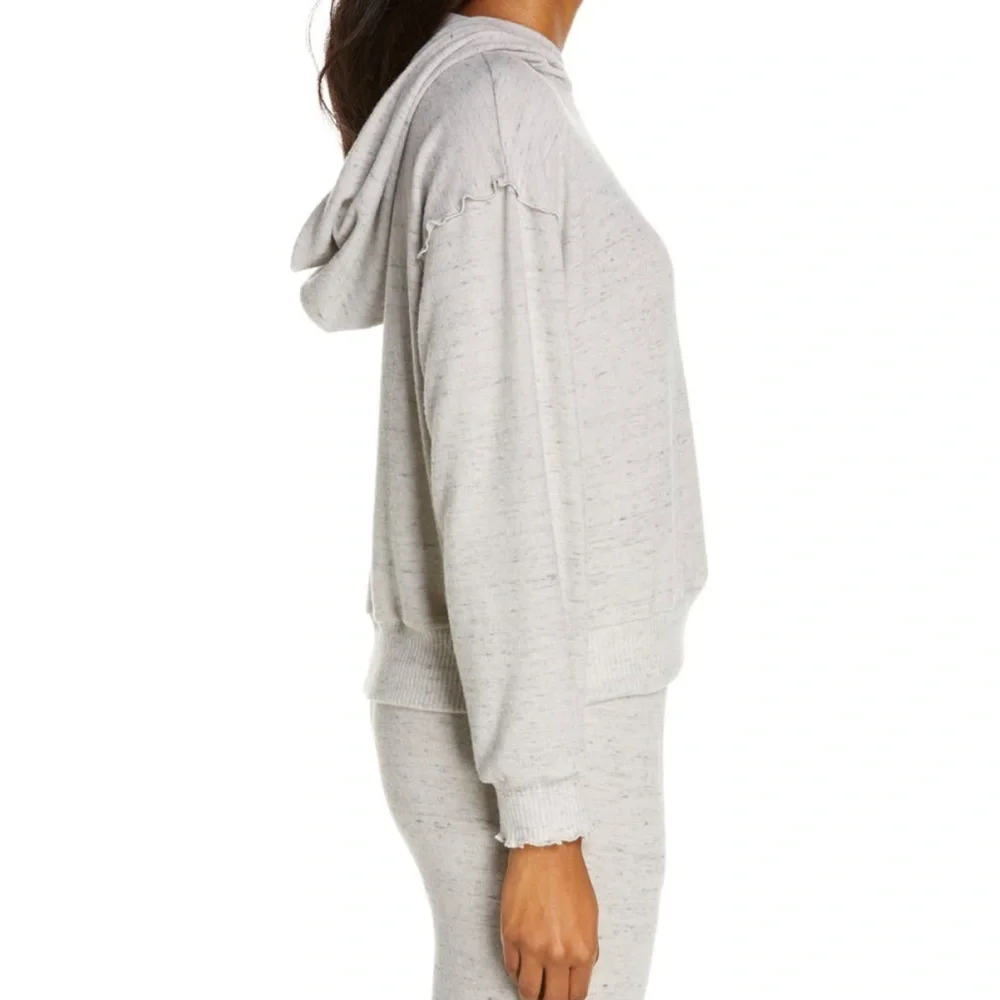 𝅺Project Social T Gray Hooded Top - Picture 3 of 5